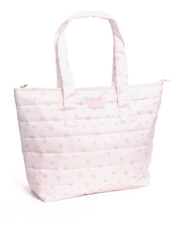 LoveShackFancy Handbags - NWT LoveShackFancy Blooming Heirloom Ditsy Quilted Tote Bag Ballet Bloom Pink